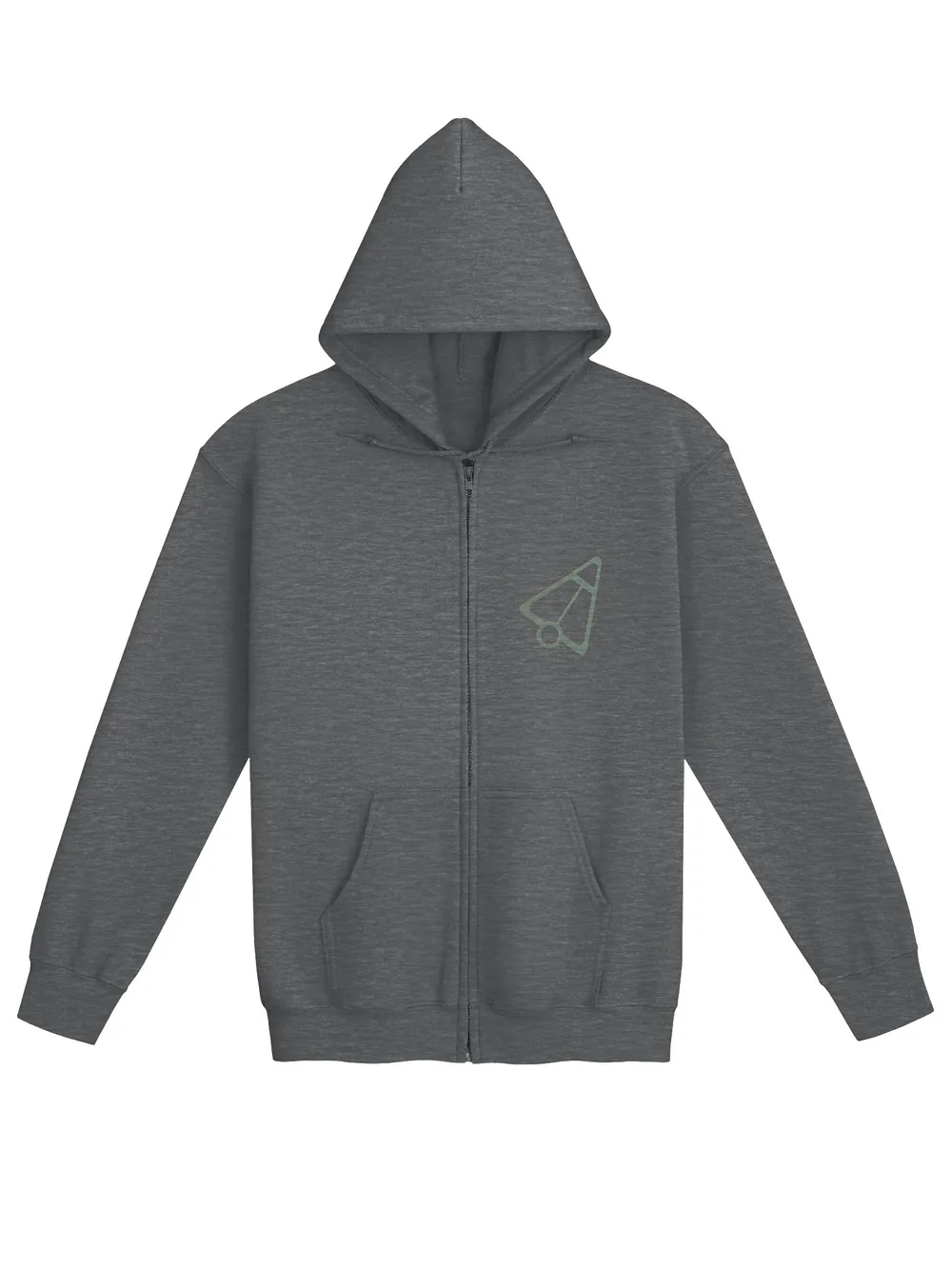 Mimizemi Album Art Zip Hoodie (Teal/Dark Heather)